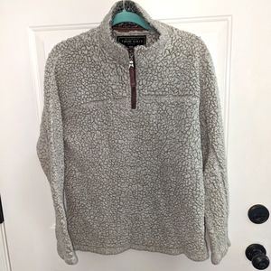 True Grit Sherpa Quarter Zip Pullover size small Smoke free home EUC